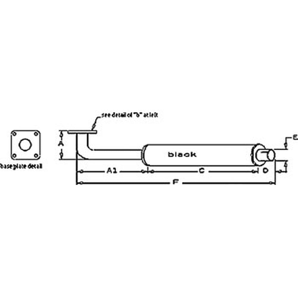 SBA314102140 Muffler Fits Ford Tractor 1700 1720 1920 2120 3415