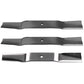320231 320236 Set of 2 Outer Blades & 1 Inner Blade Fits Grasshopper 48" Cut