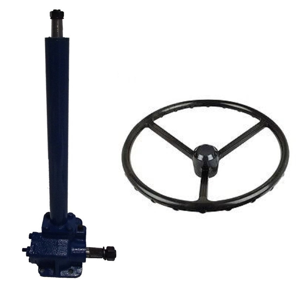 Steering Box Assembly with Wheel & Cap Fits Kubota Replaces 32150-16800