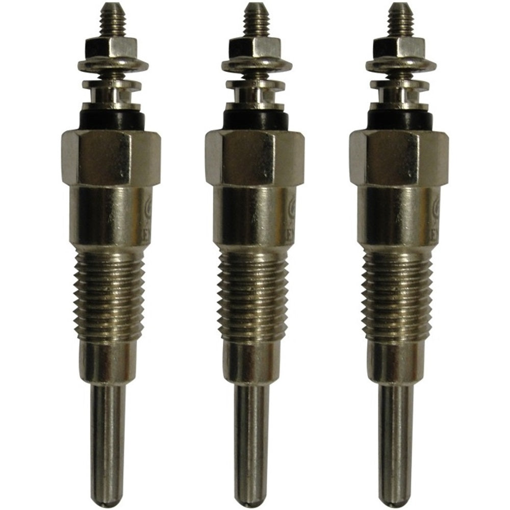 (3) Glow Plug Plugs Fits Kubota & Yanmar D750 D850 D950 B1500 B7100 B7001 B8200