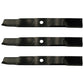 (3) Mulching Mower Blades Fits John Deere 60" Compact Tractor 1023E 1026R 2026R