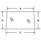 3306547M2 Rear Glass Fits Massey Ferguson MF Tractor 670 675 690 698 698T 699