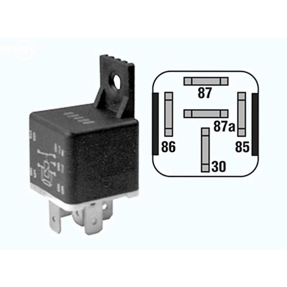 12V 5 Terminal Sealed Waterproof fitsment Relay 6 Pack For Gravely