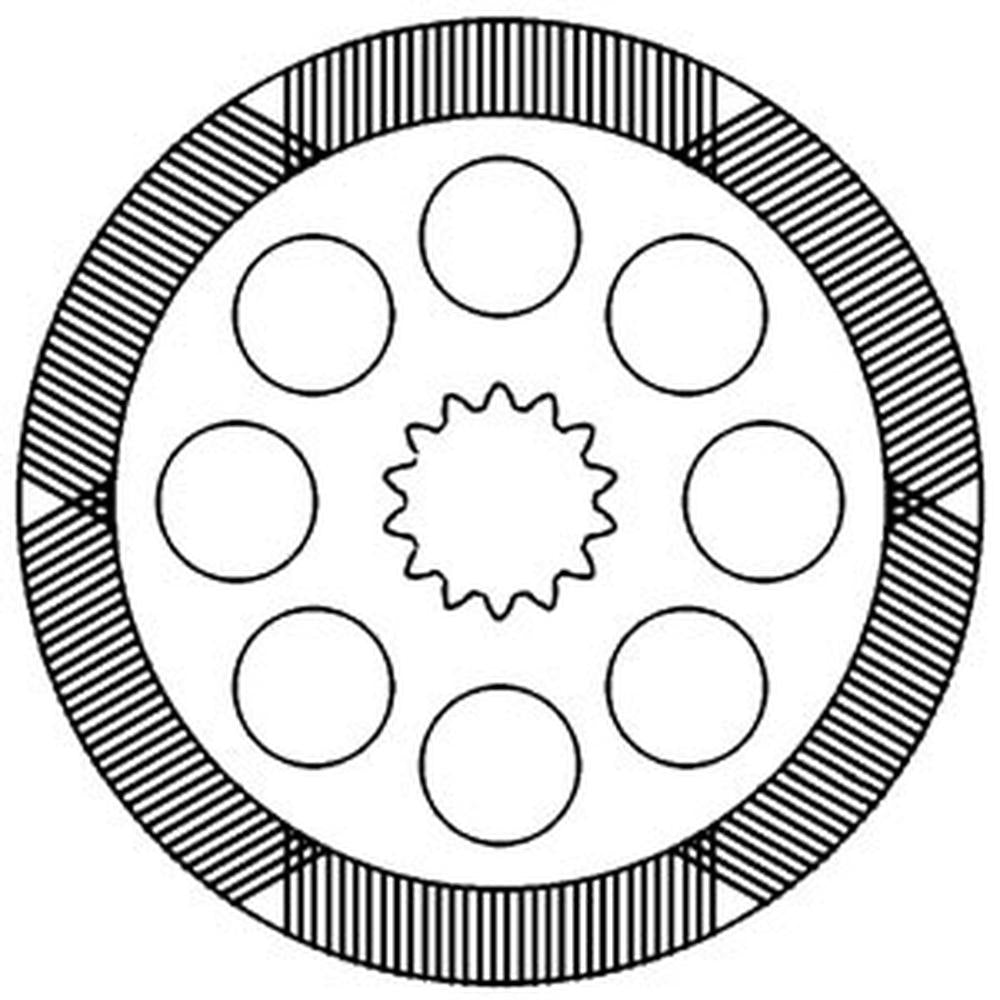 3386897M92 Brake Disc Fits Massey Ferguson 2640 3125 3140 3505 3545 3630 3645