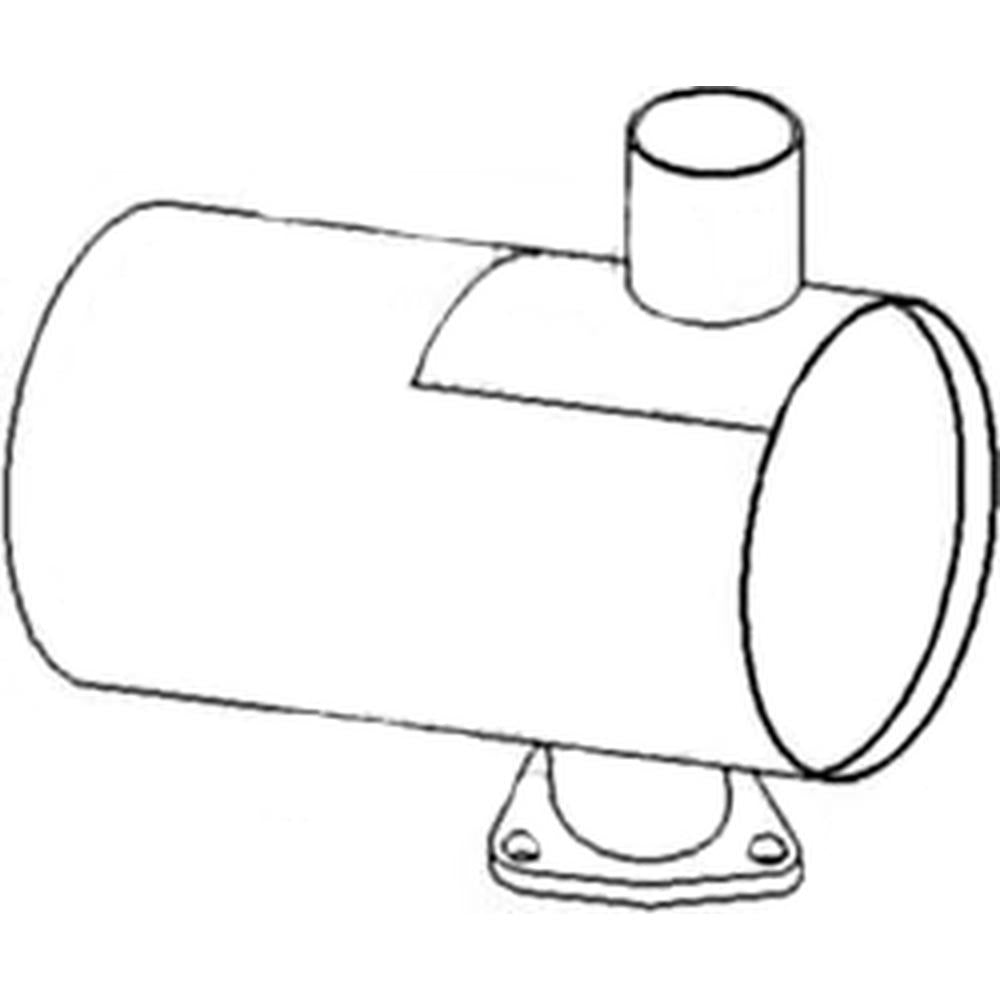 Muffler Fits Massey Ferguson Replaces 3388432M1