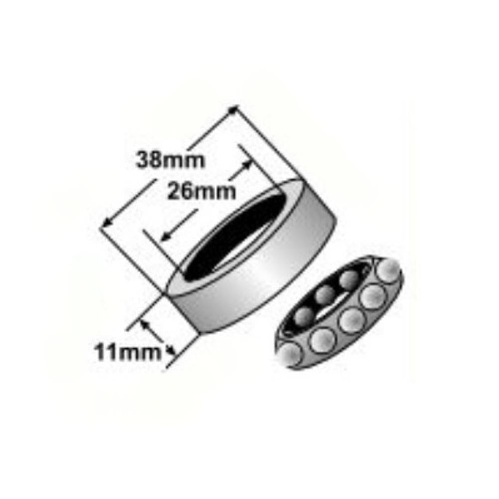 S.70572 Bearing Set, Steering Fits Kubota