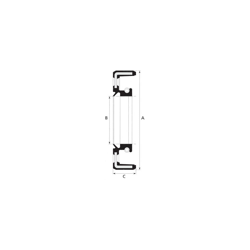4WD Front Axle Seal Fits Massey Ferguson Replaces 3429037M1