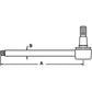 3443036M91 Power Steering Cylinder Rod Fits Massey Ferguson 20F, 30E, 360+