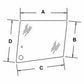 New Cab Glass Clear 3476159M1 Fits Massey Ferguson 375 383 390 393 396 398