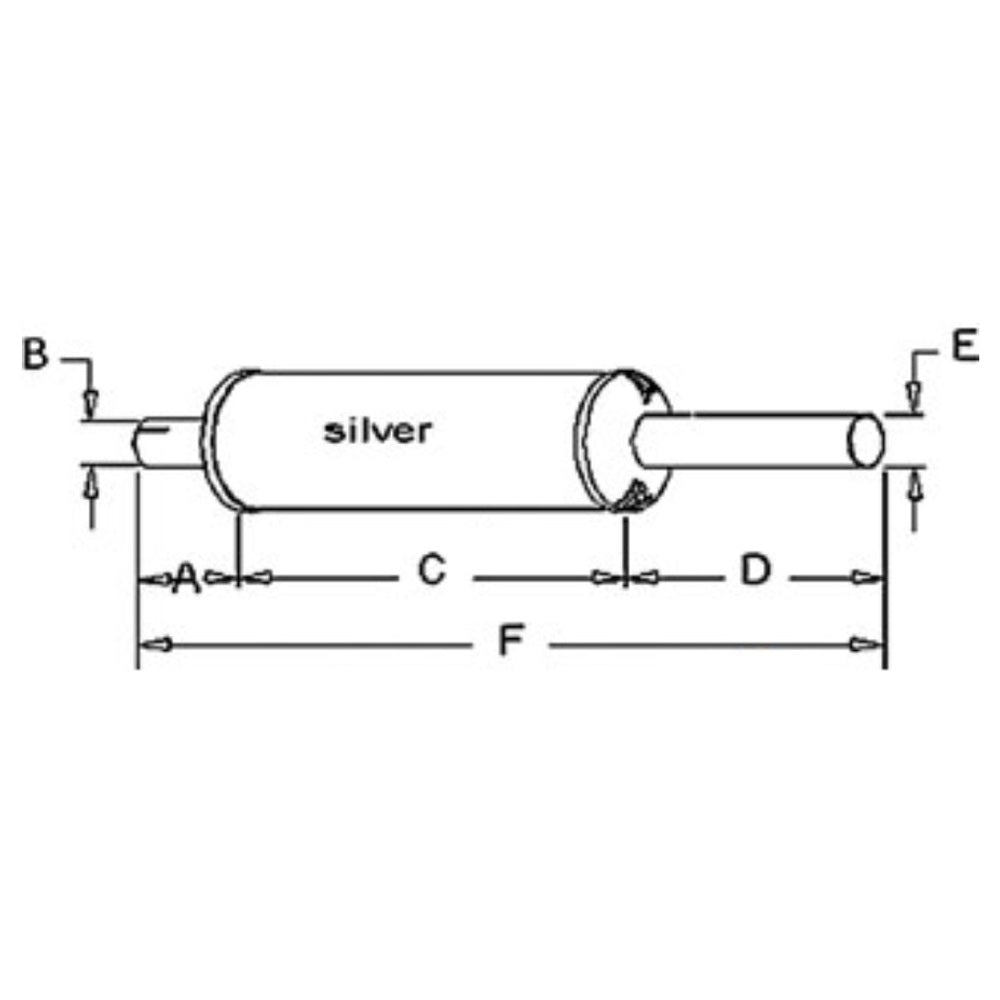 New Muffler Fits IH Fits FARMALL Super M MT W6 I6 400 450 357288R92