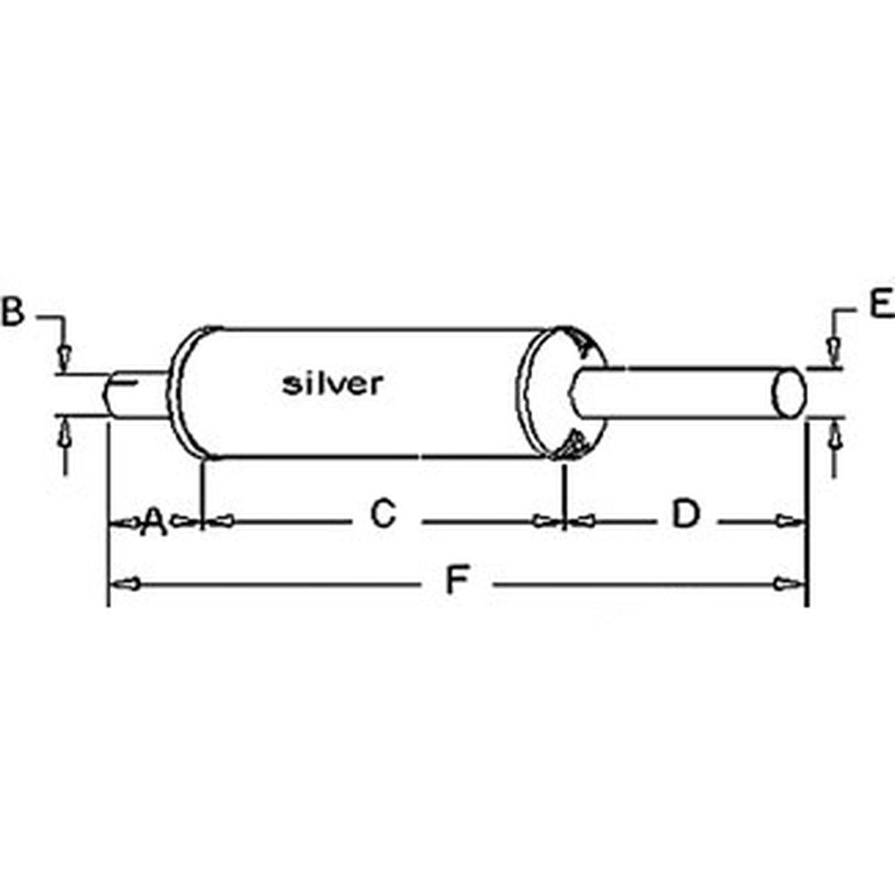 New Muffler Fits Case/International Tractor 460 560