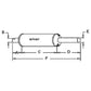 Vertical Muffler for 403551R1 IH 2500 2504 300 340 350 400 450 460 504 560 606