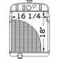 1706-6510 - Radiator Fits Case/International Harvester