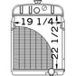 Radiator Fits FARMALL Fits International Harvester M Super M 351798R92 352629R92