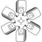 6-Blade Cooling Fan Fits Massey Ferguson 393 698 670 275 290 50 383 283 690 1080