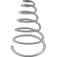 Seat Spring Fits Case Replaces 354670R2