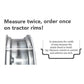 8" x 24" Rear Rim - 4 Loop Fits Case/International Harvester Replaces 354873R92