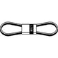 3582953M91 Set of 2 Fan Belts Fits Massey Ferguson 3140 Tractor