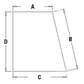Right Hand Upper Door Glass Fits 580M 580M(Series 2) 580SM(Plus Series 2) 590SM