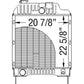 WN-3619008M92-PEX Radiator Fits Massey Ferguson 3645 s/n B249040-