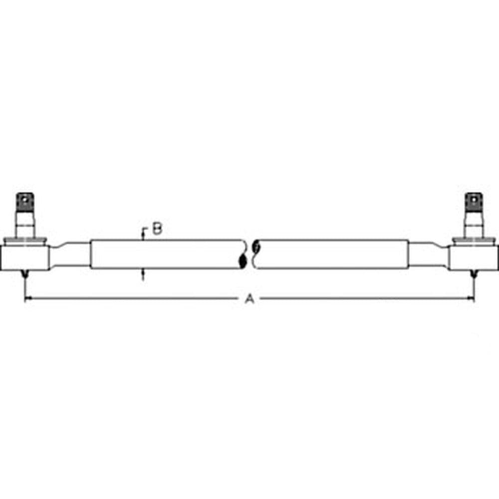 36280-62902 Fits Kubota Right Hand Complete Tie Rod M4500 M5500