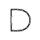 S.41493 Lip Seal Housing Gasket - Fits Massey Ferguson 1134, 20, 2675, 283, 393