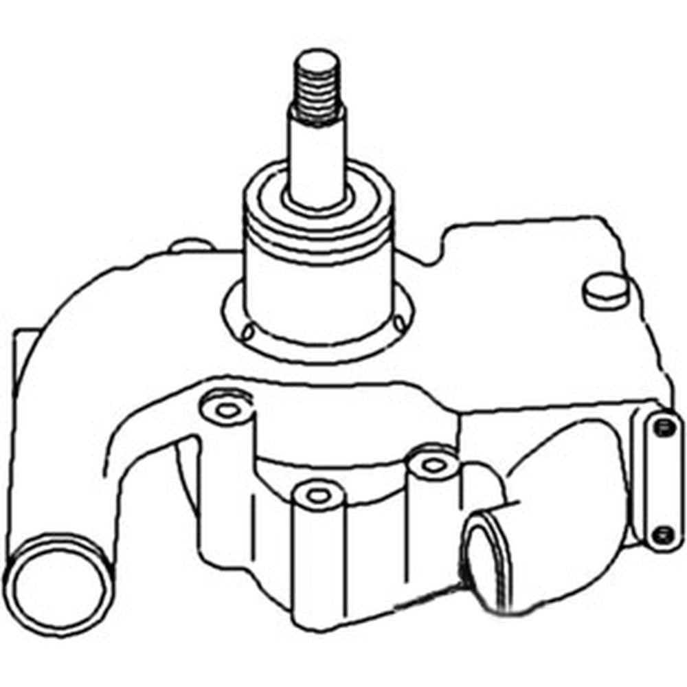 Water Pump without Pulley Fits White Oliver Replaces 30-3366278