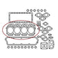 3681E016 Head Gasket Fits MF 3065 3370 698T Fits Caterpillar 416 426 Fits JCB