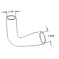 Top Radiator Hose Fits Case/International Harvester Replaces 369094R1