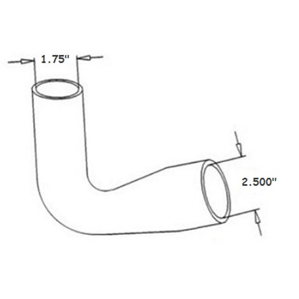 Upper Radiator Hose 369094R1 Fits Case IH 340