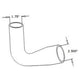 Top Radiator Hose Fits Case/International Harvester Models 369094R1 369094R1-A