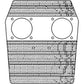 3701928M1 Tractor Grill Fits Massey Ferguson 230 240 250 253 254 274 294 20