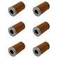 Qty 6: Fuel Filter Fits Kubota Replaces 15521-43160