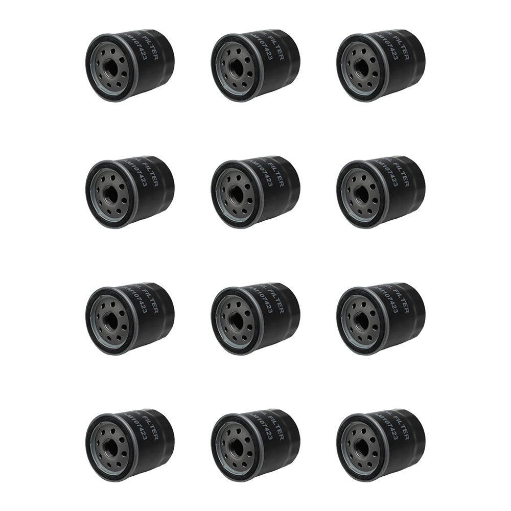 12-Oil Filters Fits Kawasaki 49065-2057, 49065-2062, 49065-2071, 49065-2078