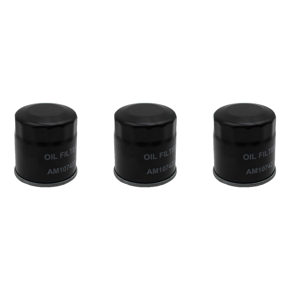 3PK Oil Filter for Club Car Cushman E-Z Go 3/4" Thread 2 11/16" OD 3" H
