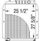 3713181M4 Radiator Fits Massey Ferguson Tractor 8140 8150 8160