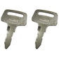 Two (2) Heavy Equipment Ignition Keys # 54 Fits Kubota Tractor