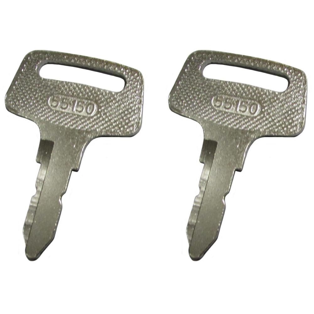 Set of 2 Ignition Switch Keys Fits Kubota B1550 B1750 B2150 T1600 G2000 GF18