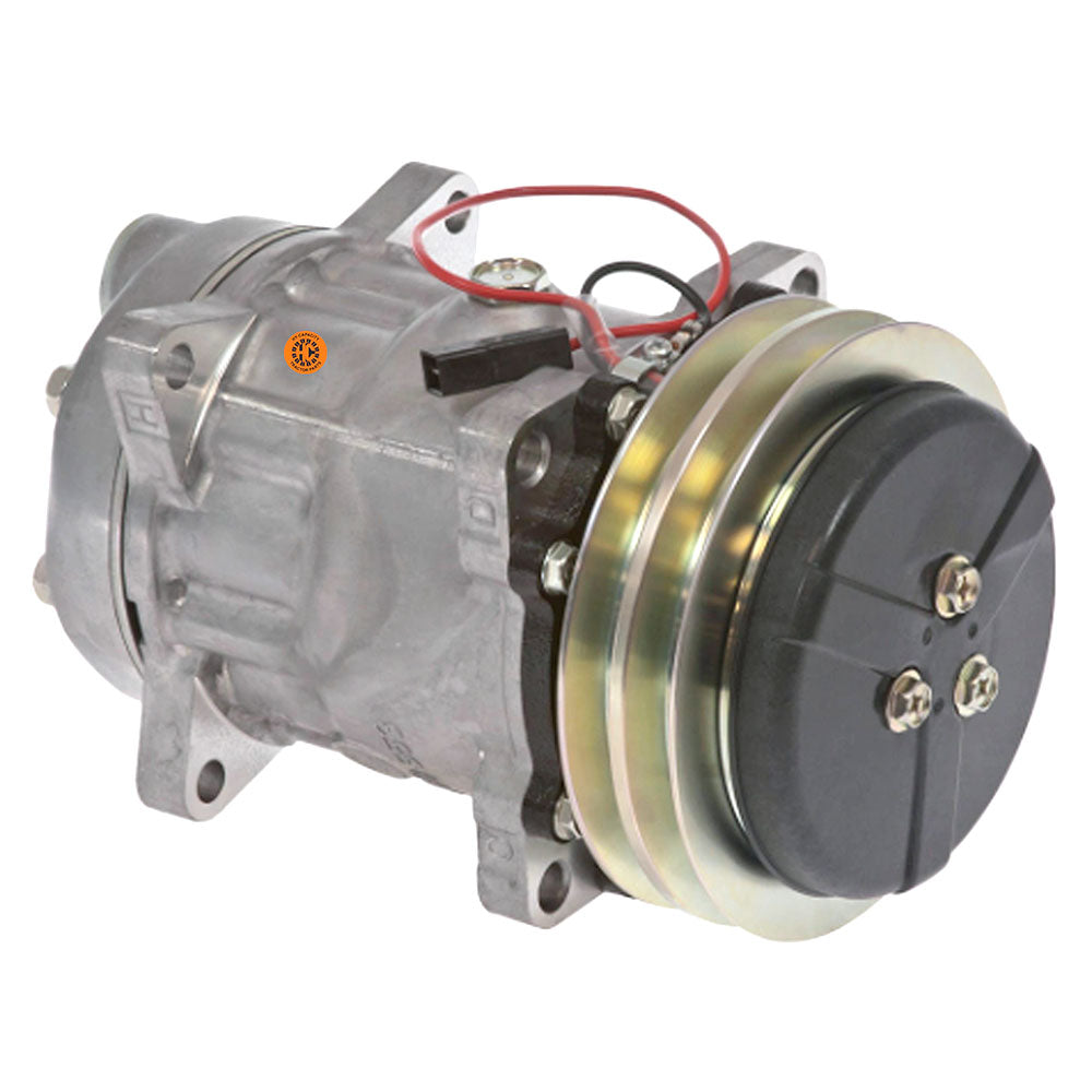 A-3763384M91-AI Compressor, New, Sanden Style w/ Clutch (4708)