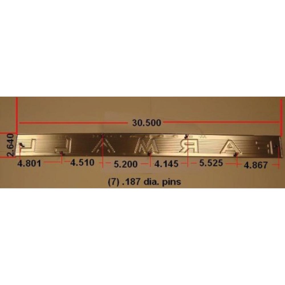 IHS743 Fits FARMALL Side Emblem 656 706 806 1206 Fits International Harvester