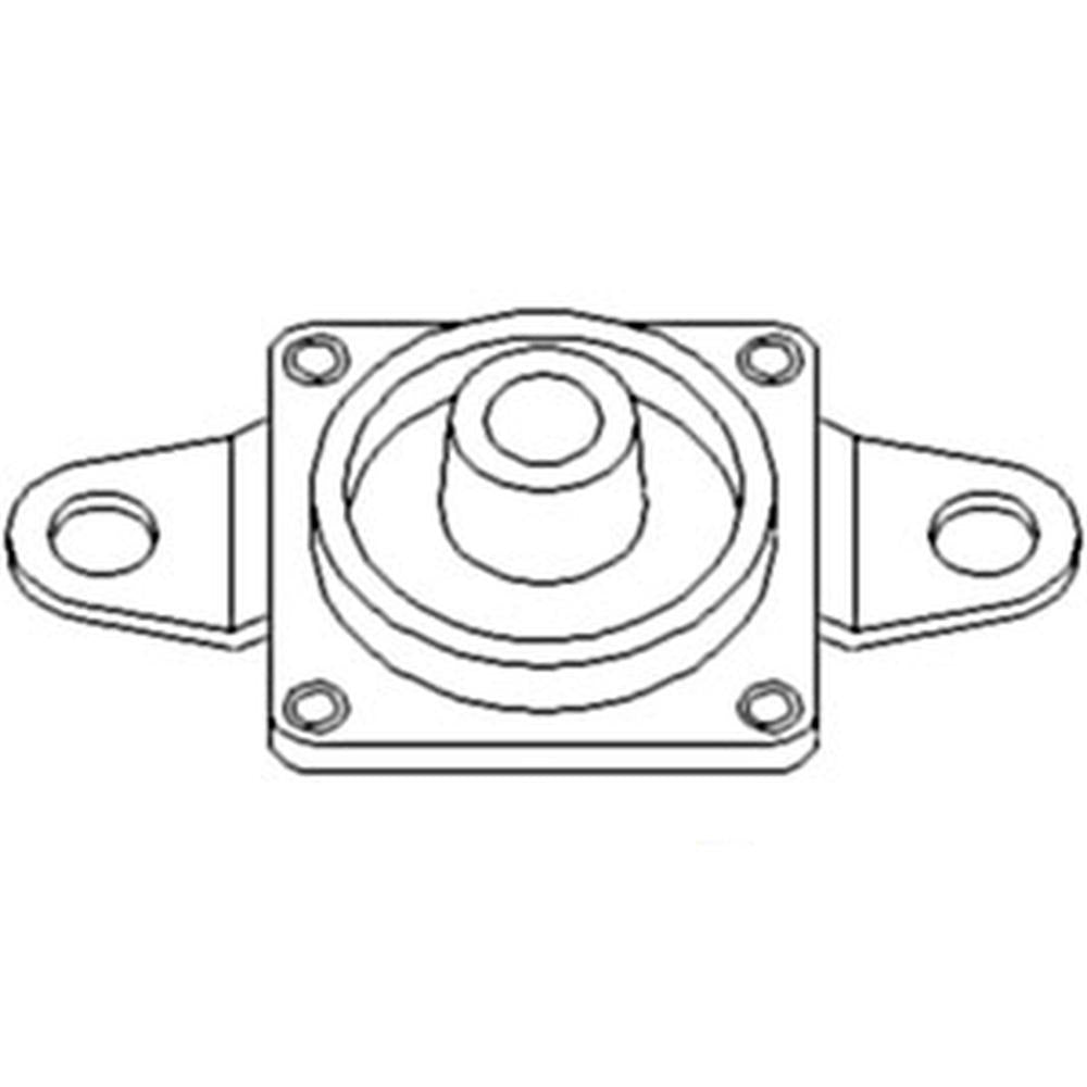 R7430 Radiator Mounting Pad Fits IH / Fits FARMALL