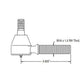 RH Thread Tie Rod End Fits Kubota Replaces 32150-12600
