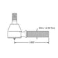 38440-44780 RH Thread High Quality Tie Rod End Fits Kubota Compact Tractor Model