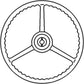 R2607 Steering Wheel Fits IH / Fits FARMALL