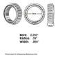 Tapered Roller Bearing Cone Fits Hesston Replaces 712802