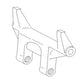 389362R1 New Stabilizer Control Arm Fits Case-IH Tractor Models 544 656 +