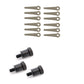 4111-007-1001 (12) Blades and (3) Shoulder Bolts Set 4111-710-8700 Fits Stihl
