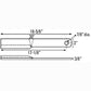 3900RCB Blade Fits Woods Rotary Cutter 114-2 80-4 BO80 C80 CO80 D80 MD80 MDO80