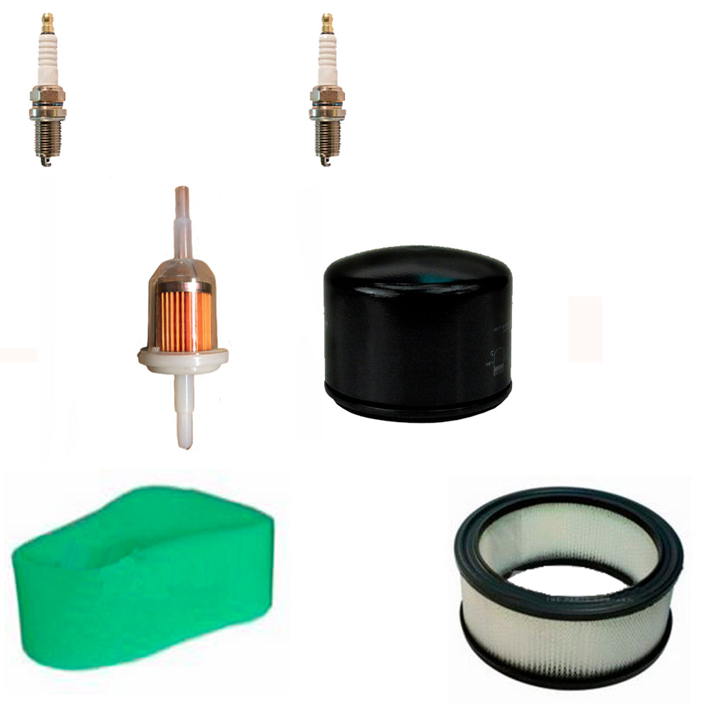 Filters with Spark Plugs Kit Fits John Deere L130 G100 G110 M133094 RC12YC 30089