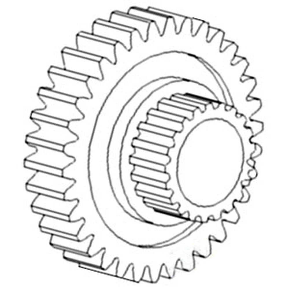 393535R2 Reverse Drive Gear Fits CaseIH Tractor Models 1026 1066 2706 2826
